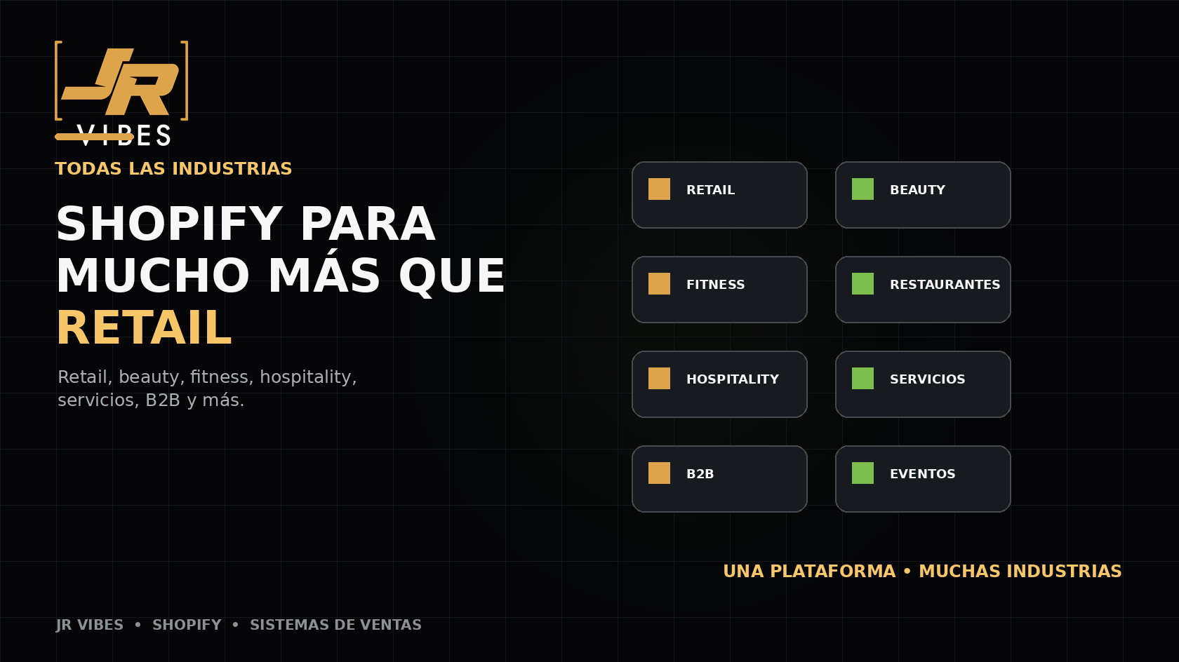 Shopify para diferentes industrias
