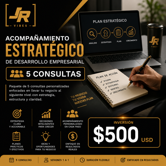 Acompañamiento Estratégico de Desarrollo Empresarial - 5 Consultas