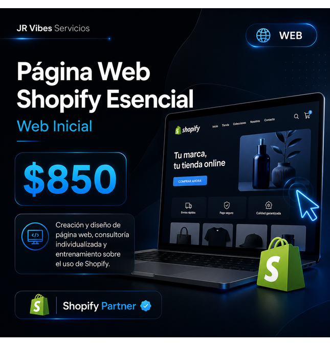 Implementación Shopify Esencial - Base Digital