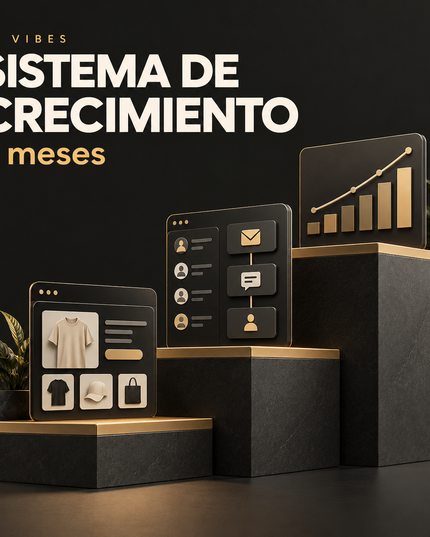 Sistema de Crecimiento JR Vibes - 3 Meses — portada JR Vibes en negro y dorado
