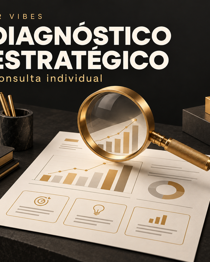 Diagnóstico Estratégico JR Vibes - Consulta Individual — portada JR Vibes en negro y dorado